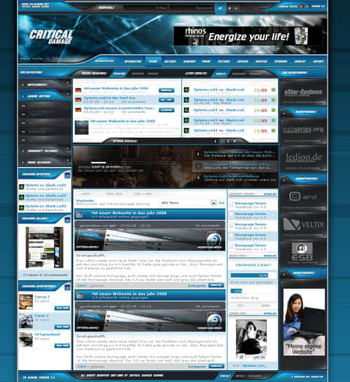 61個藍色主色調網站設計欣賞 探索網頁設計的寧靜與深度